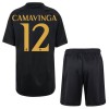 Maillot de Supporter Real Madrid Camavinga 12 Troisième 2023-24 Pour Enfant